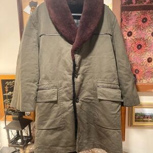 PLAYBOY Military Green and Brown Field Jacket